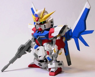 GAT-X105BFP-Build Strike Gundam Paper craft